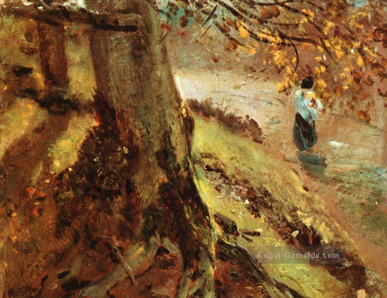 Baumstämme Romantische Landschaft John Constable Ölgemälde